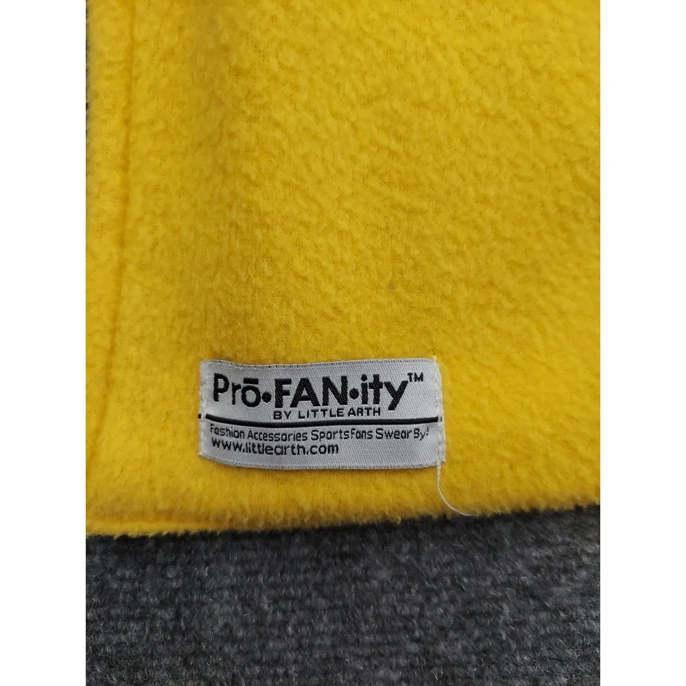 Vintage Pro Fan ity Minnesota Vikings Reversible Hood Scarf Fleece Purple Yellow